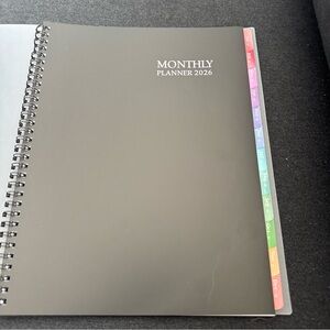 New in package 2026 Monthly Planner , tabbed 8 1/2 x 11